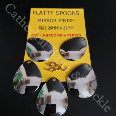 Flatty Spoons 25mm x 32mm Qty 5 per pack  